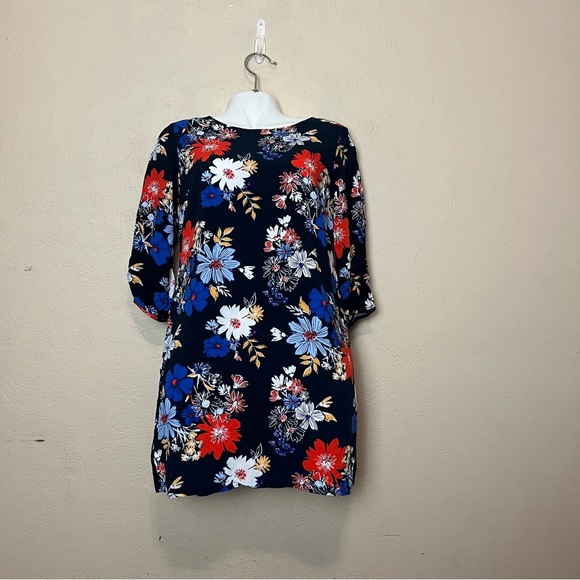 Old navy 3/4 sleeve multicolor floral dress size large - Picture 13 of 15